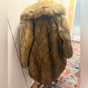 DSQUARED2   UNISEX Furry coat size medium oversized medium or large for both